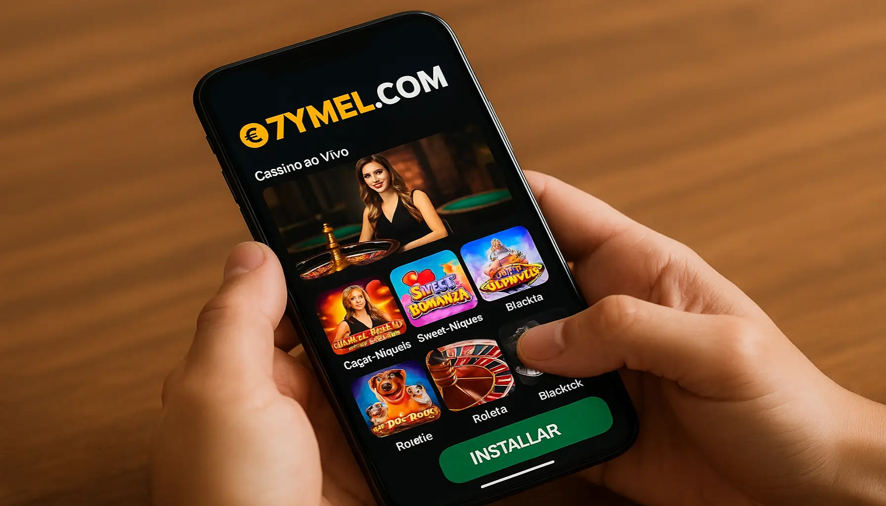 Baixar o 7YMEL.COM Cassino App
