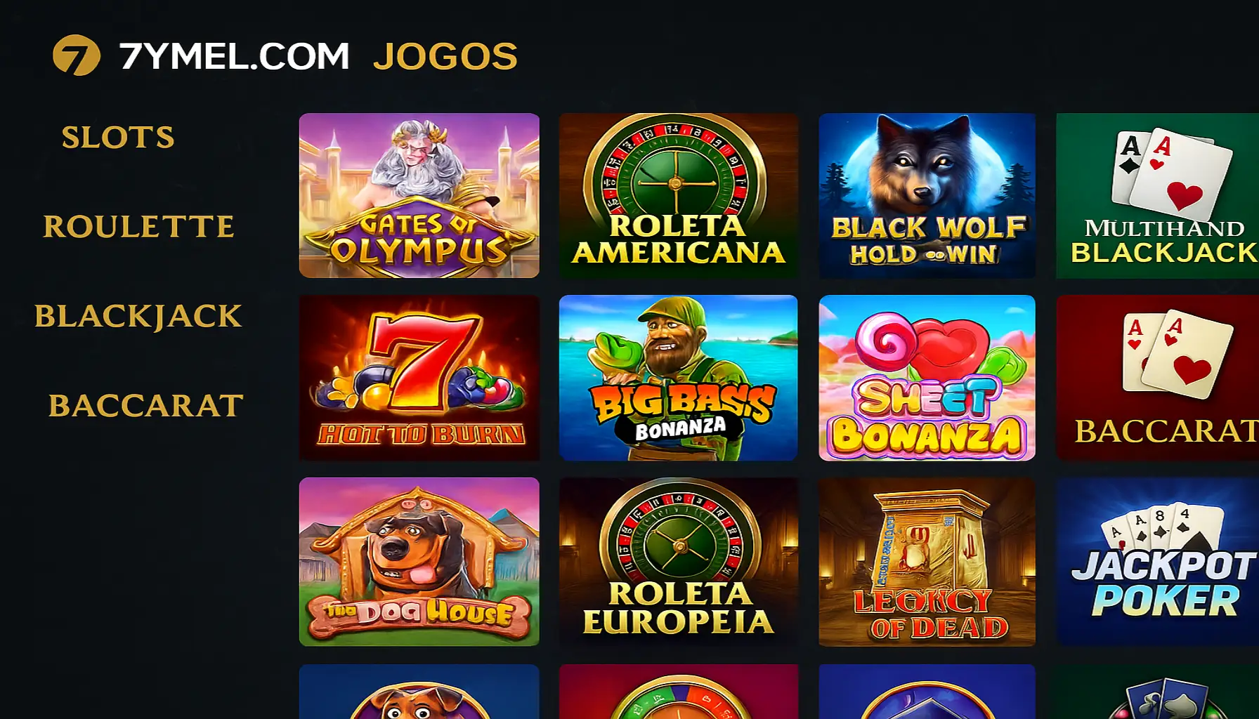 Jogos de cassino online inovadores e emocionantes na 7YMEL.COM